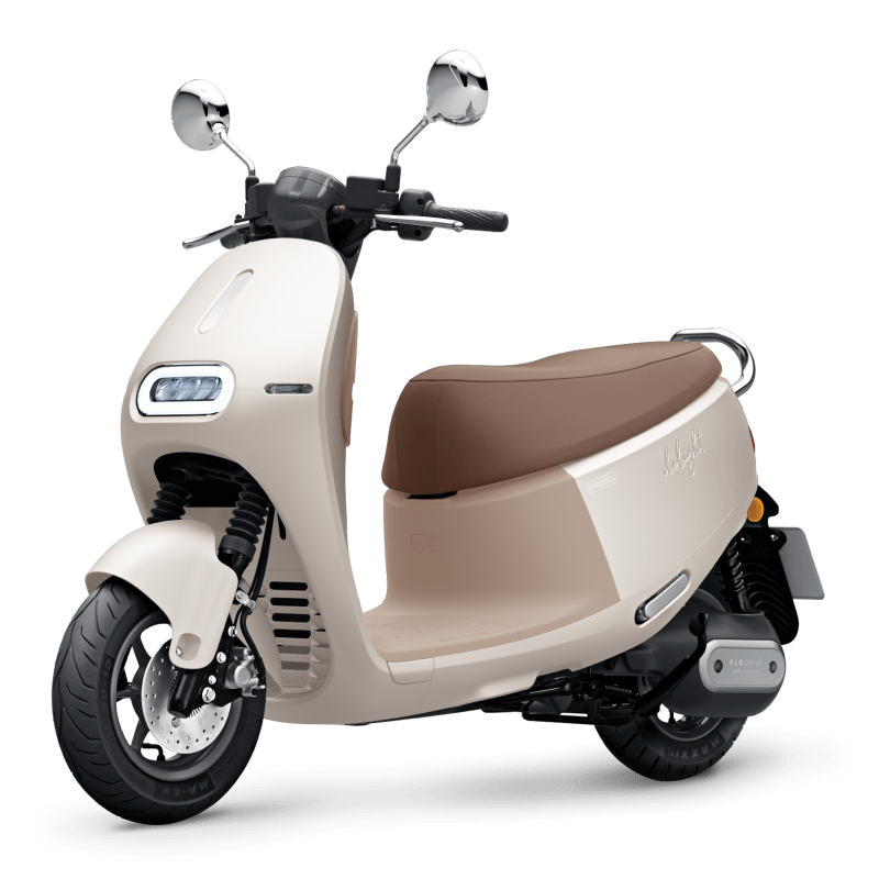 Moto Eléctrica Gogoro Delight color dorado