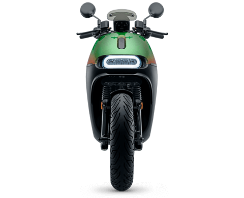 Moto Eléctrica Gogoro Super Sport - vista frontal - color verde