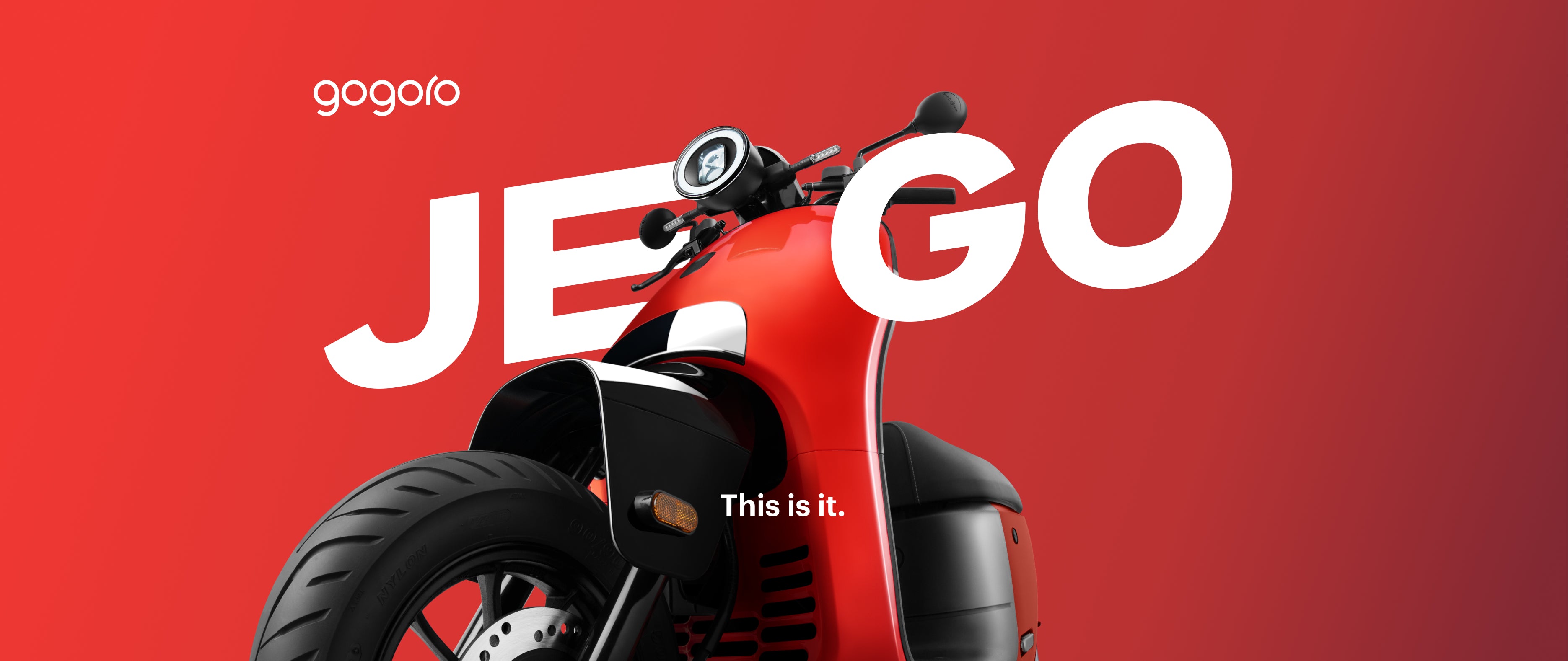 Banner de la moto eléctrica JEGO
