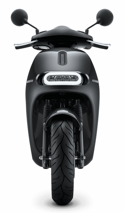 Moto eléctrica Gogoro 2 Premium - vista de frente - color gris